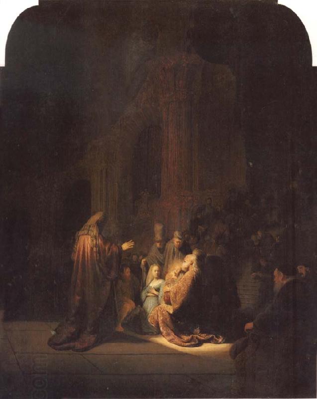 REMBRANDT Harmenszoon van Rijn The Presentation of Jesus in the Temple China oil painting art